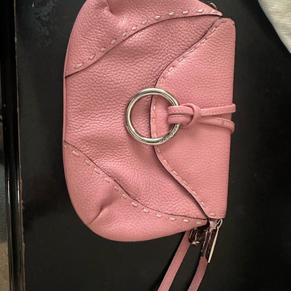 Pink Leather Women's Bag